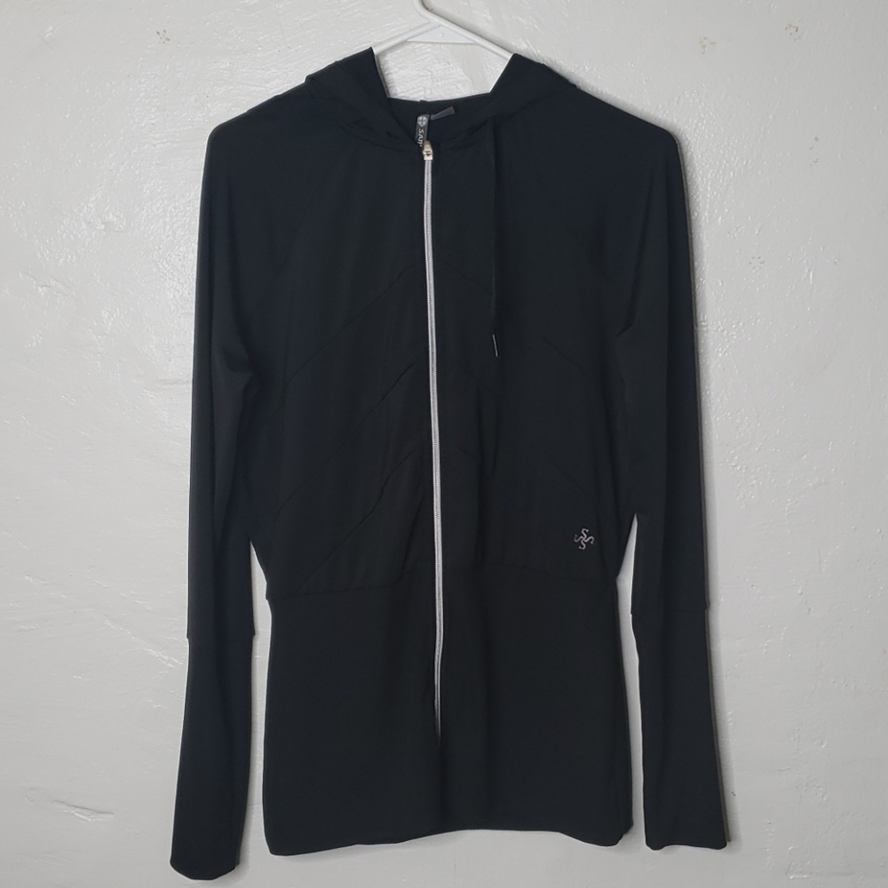 Sasara Yoga Black Running Jacket